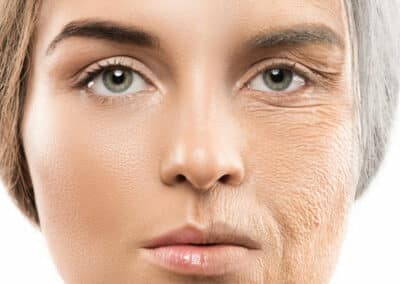 reduce visible signs of aging with collagen